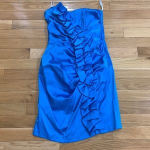 Blue cocktail dress. Size 3.